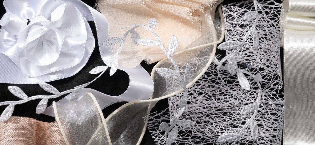 Ribbonly White and Cream Ribbon