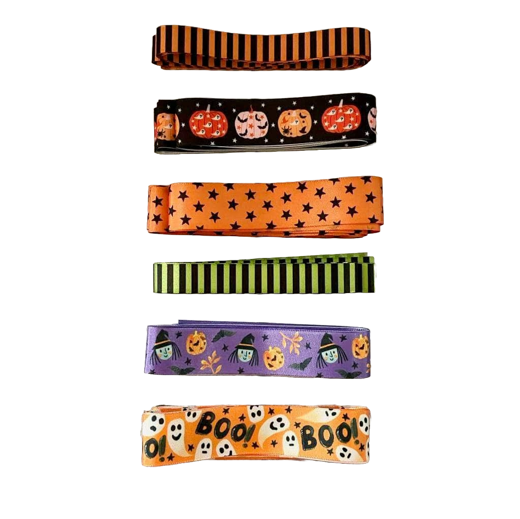 Ribbonly Satin Halloween Ribbon Bundle