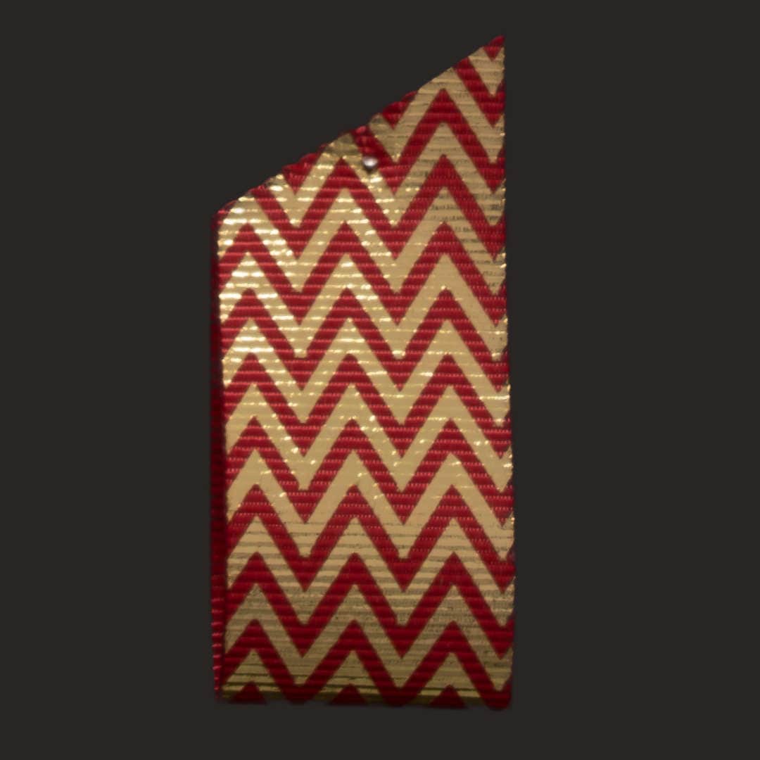 Grosgrain Zig Zag Grosgrain Ribbon Cranberry