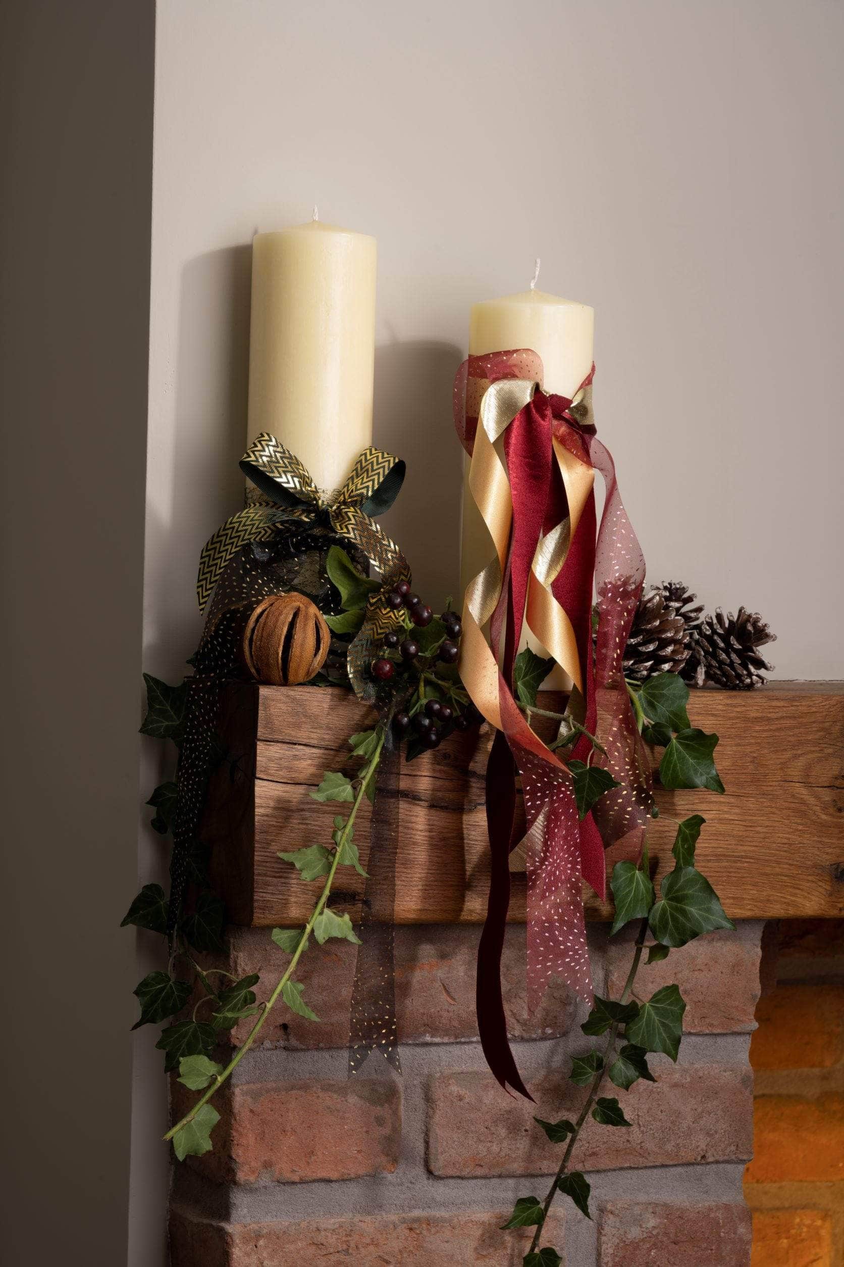 Ribbonly Double Sided Foil Double Sided Foil Satin Ribbon Claret