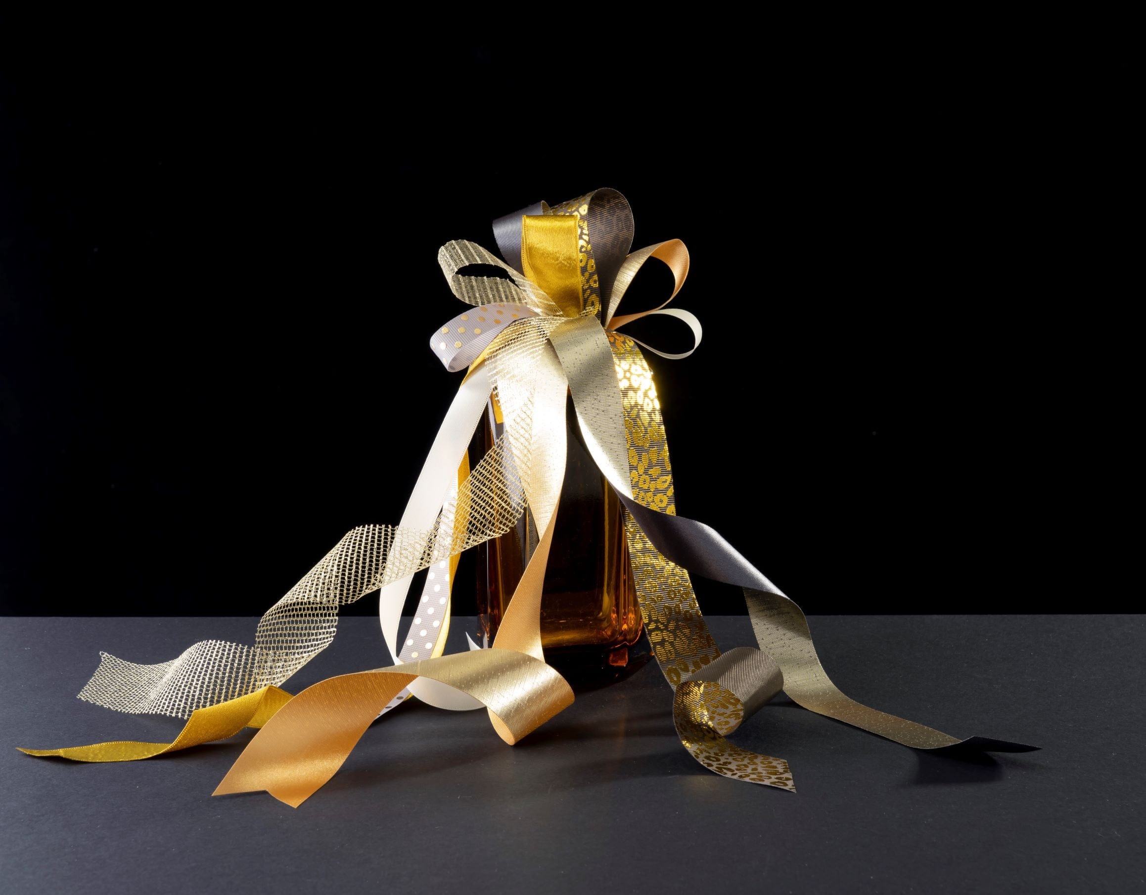 Ribbonly Double Sided Foil Double Sided Foil Satin Ribbon Gold Bar