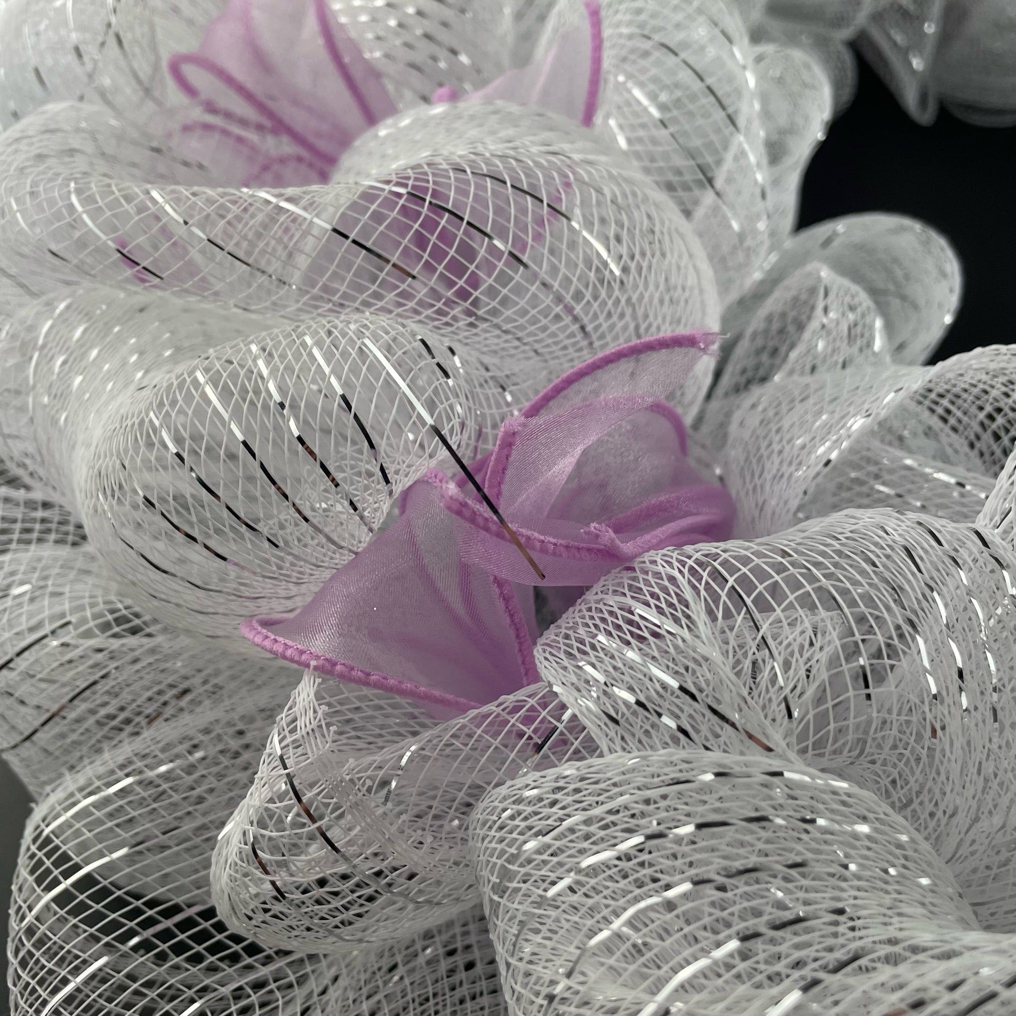 Ribbonly Kits Luscious Lilac 18" Deco Mesh Wreath Kit