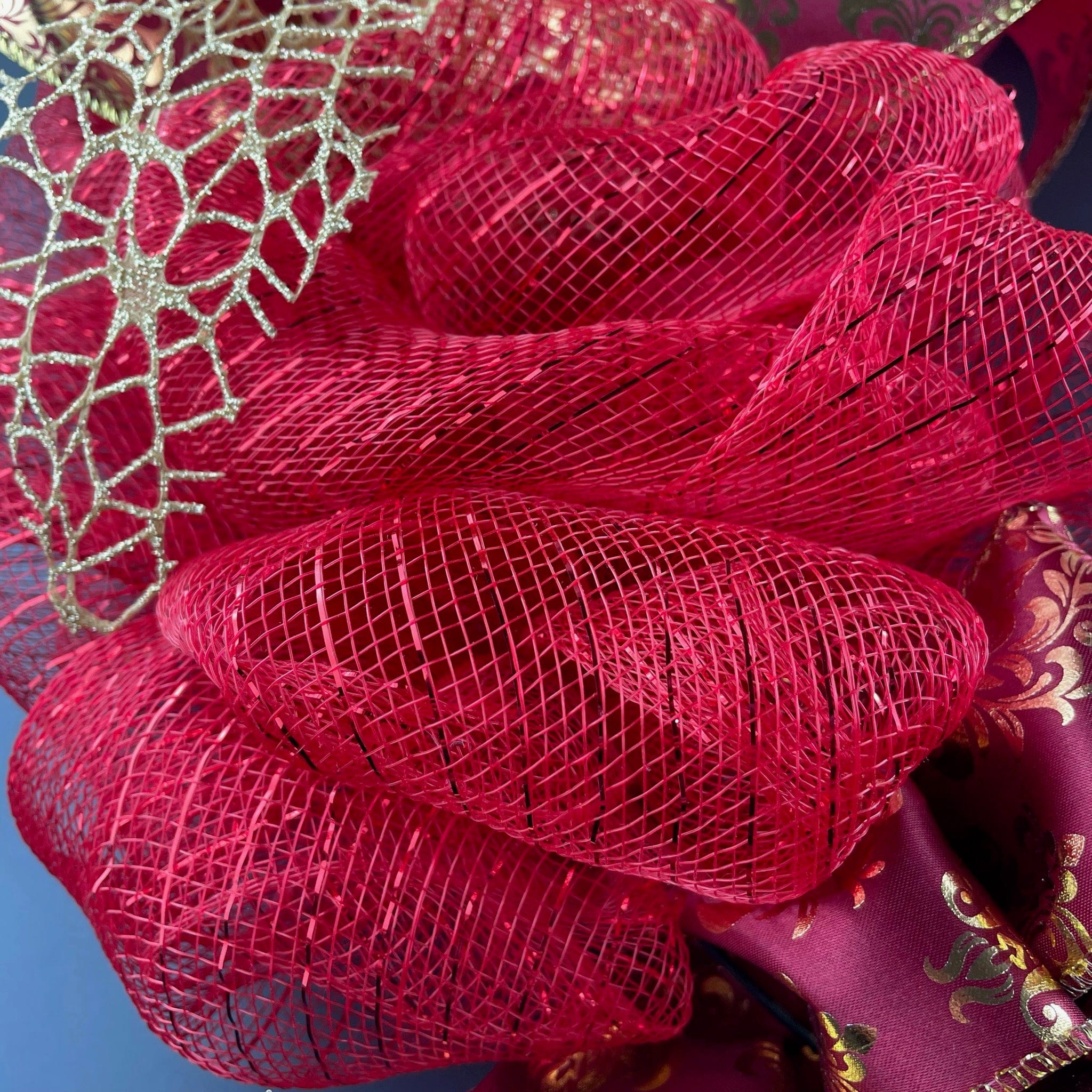 Ribbonly Kits Ruby Beauty Ribbon Wreath Kit