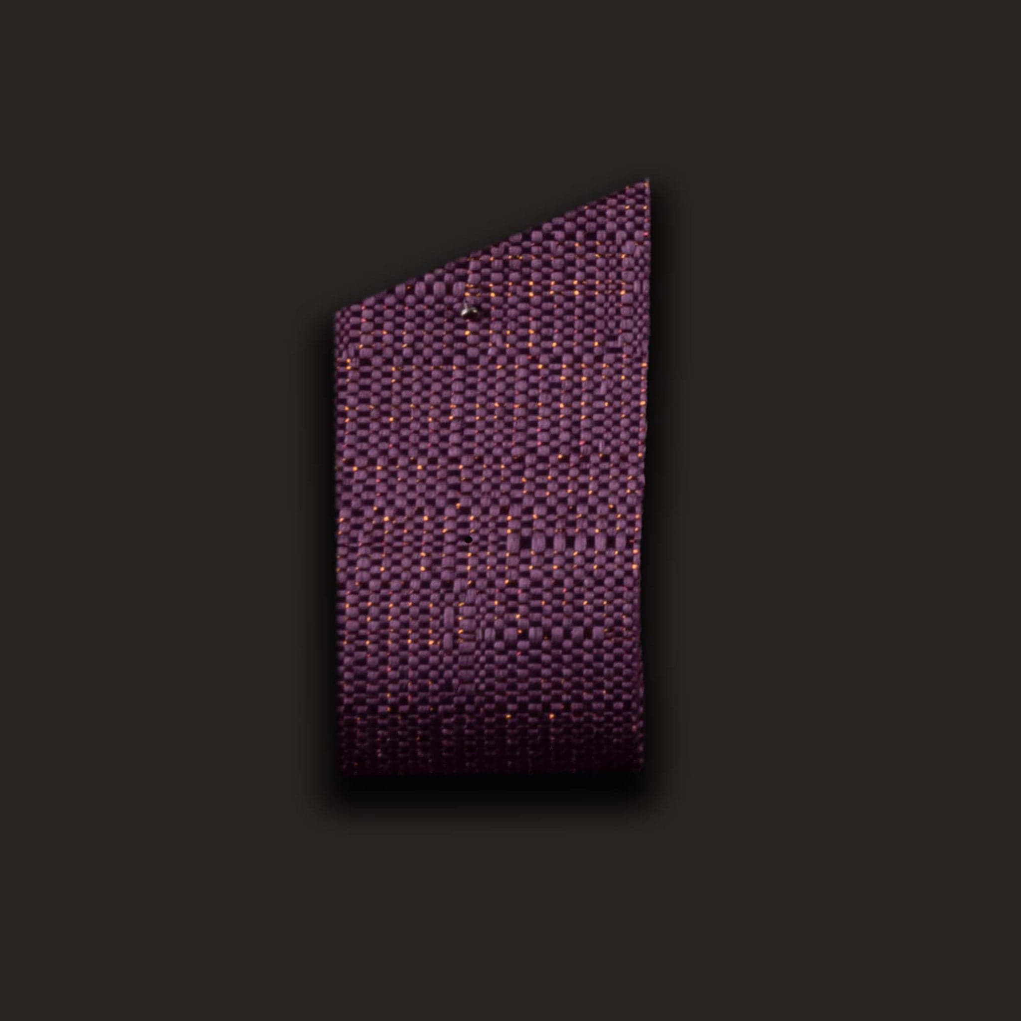 Ribbonly Linen Purple / 20m / 25mm Metallic Yarn Linen Ribbon Plum