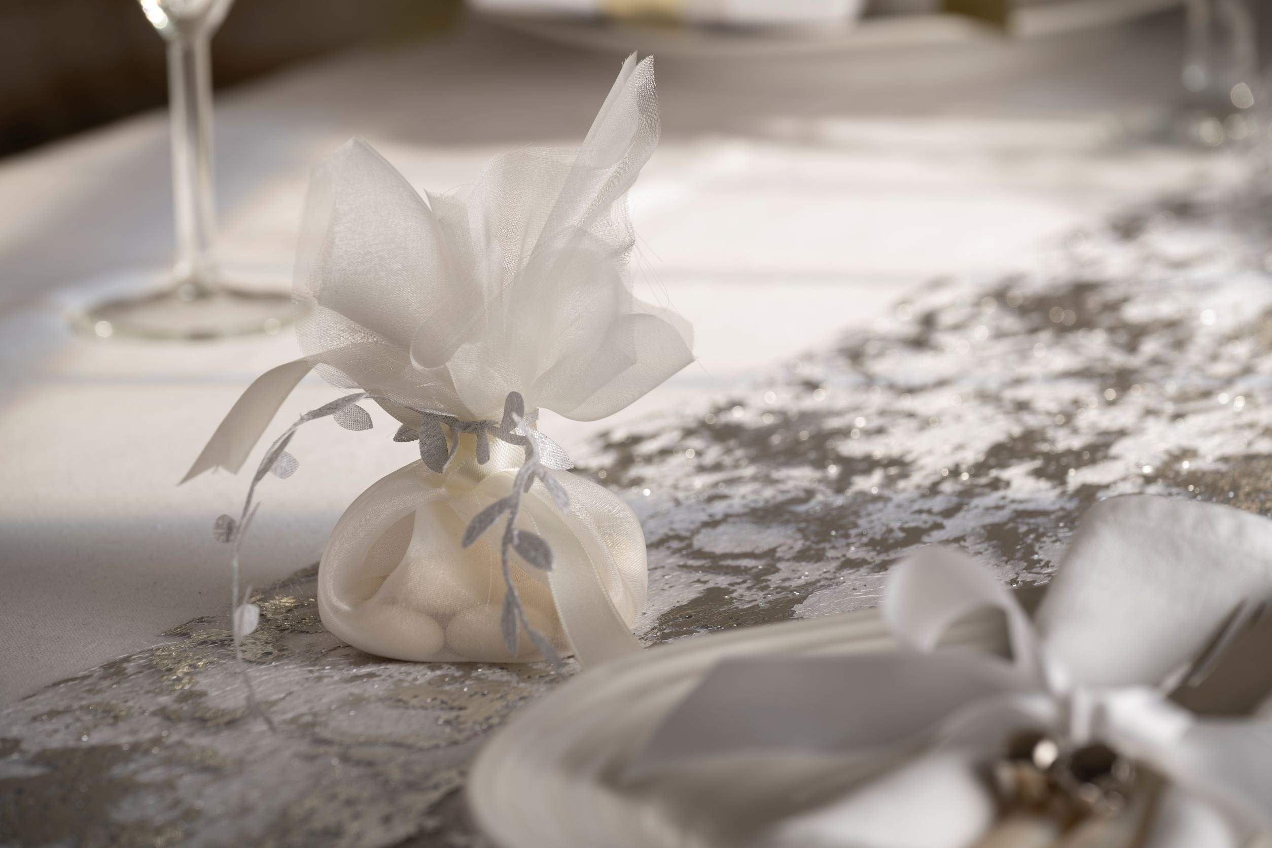 Ribbonly Satin Single Sided Satin Ribbon Pearl