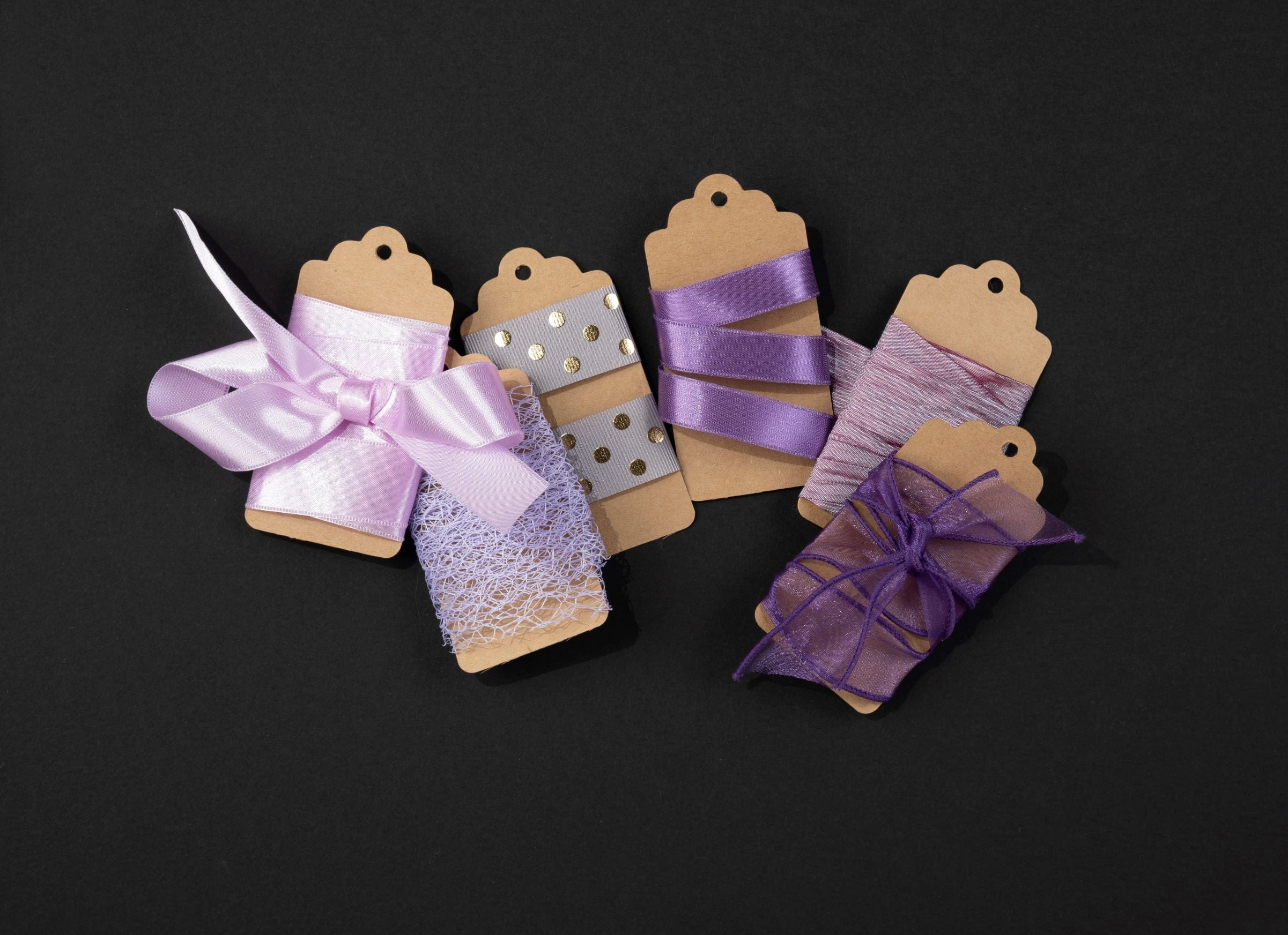 Ribbonly Satin Single Sided Satin Ribbon Wisteria