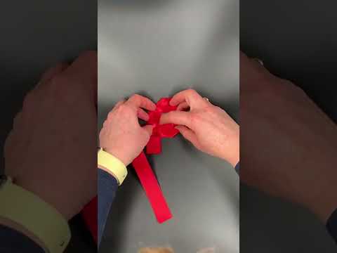 Garnet Ribbon Rose making video