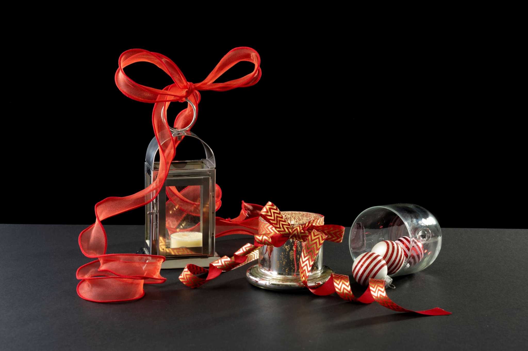 Christmas Ribbon Collection Candle