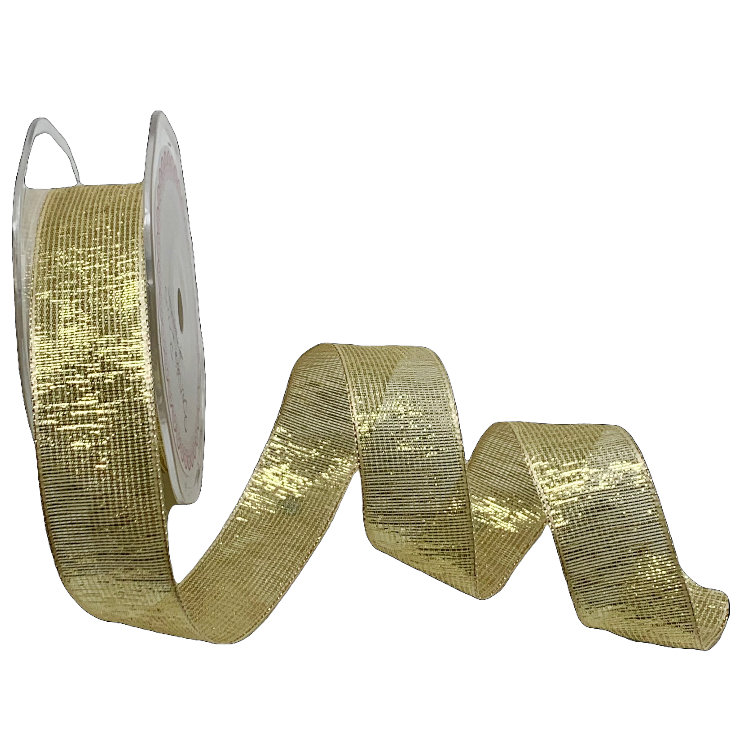 Gold metallic wired edge Christmas weddings anniversary gift wrapping