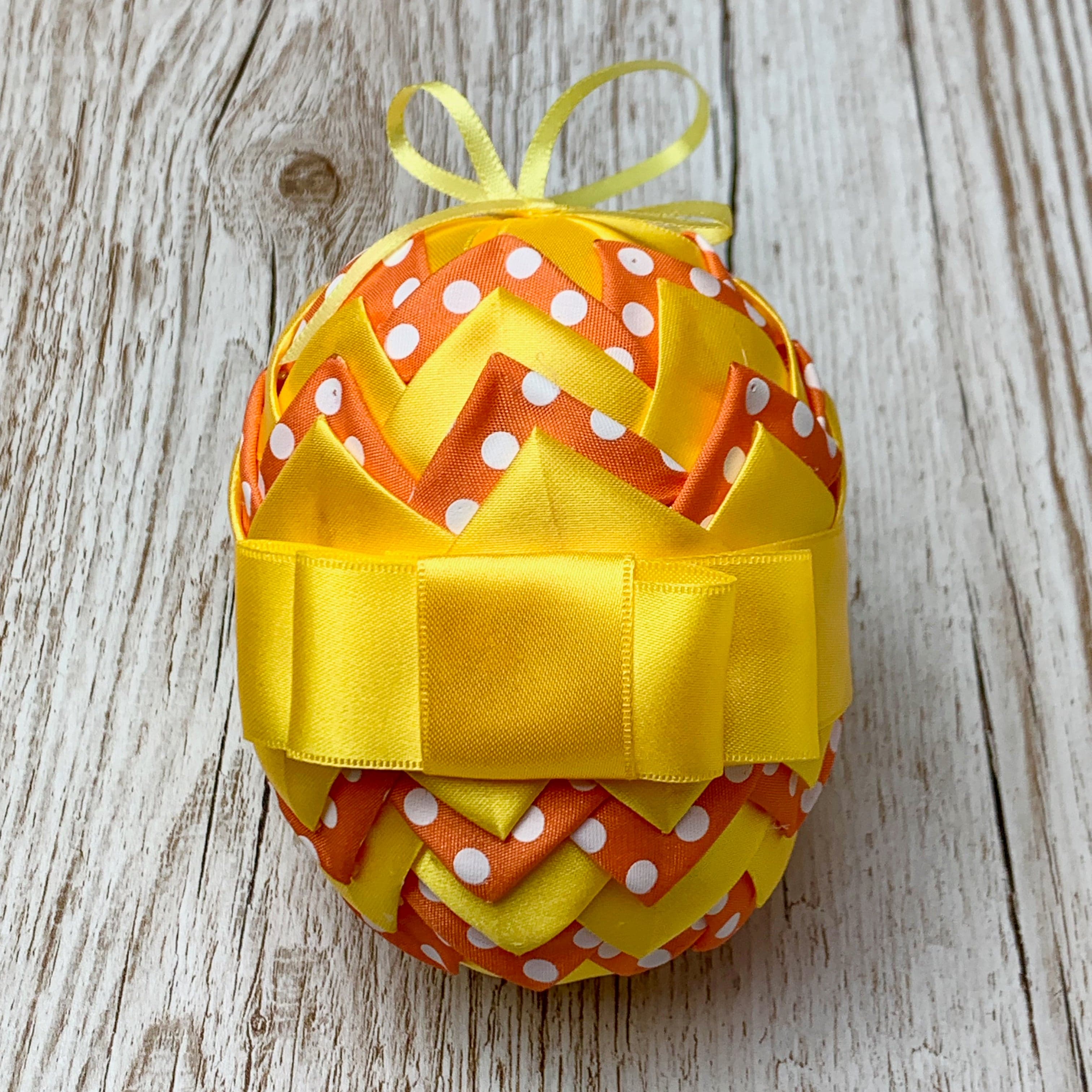 Kits Yellow and Orange Polka Egg