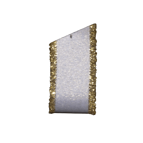 Ribbonly Grosgrain Gold / 10m / 25mm Sparkle Edge Grosgrain Ribbon Star