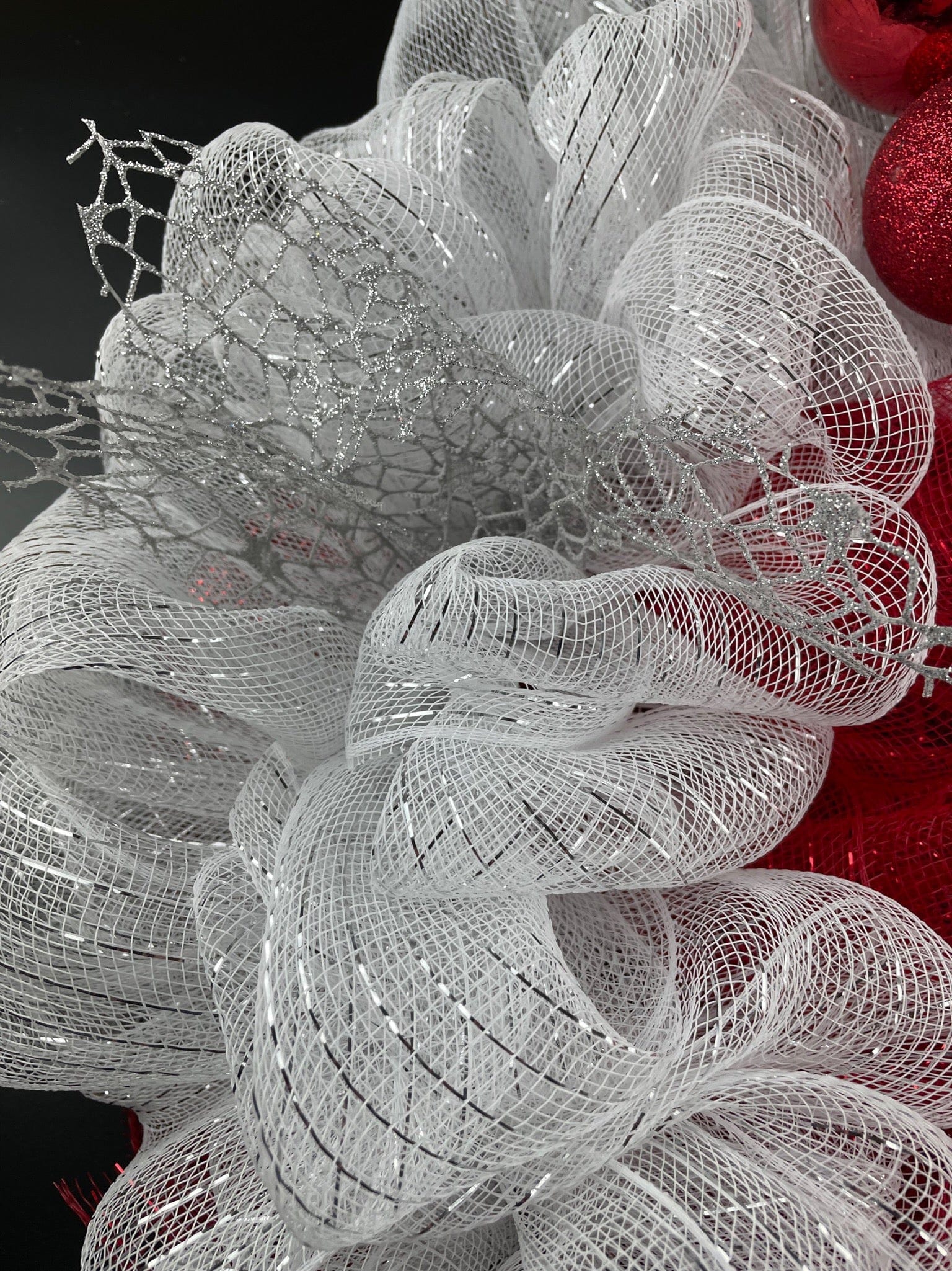 Ribbonly Kits Candy Cane Deco Mesh Ribbon Kit