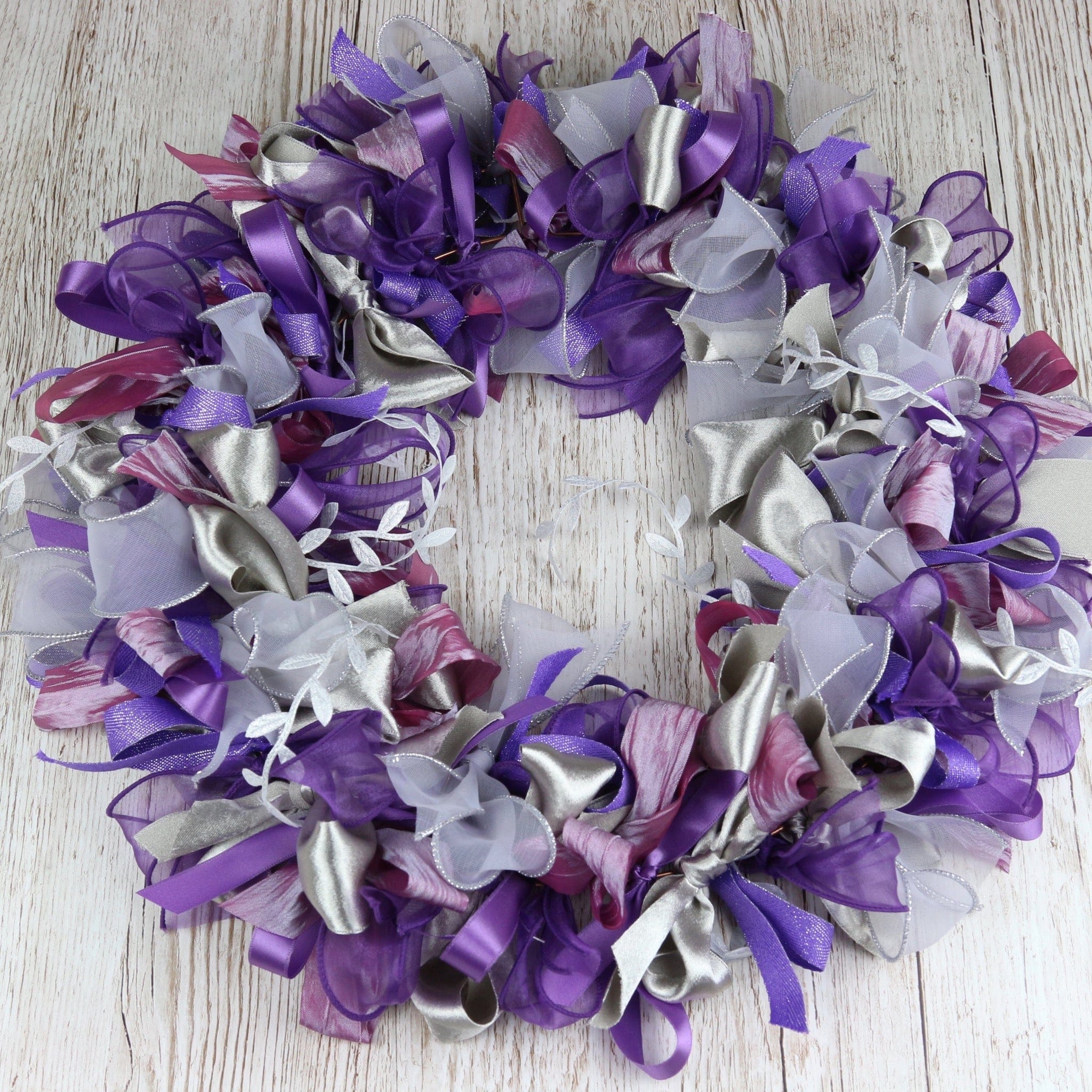 Ribbonly Kits Iris Ribbon Wreath Kit
