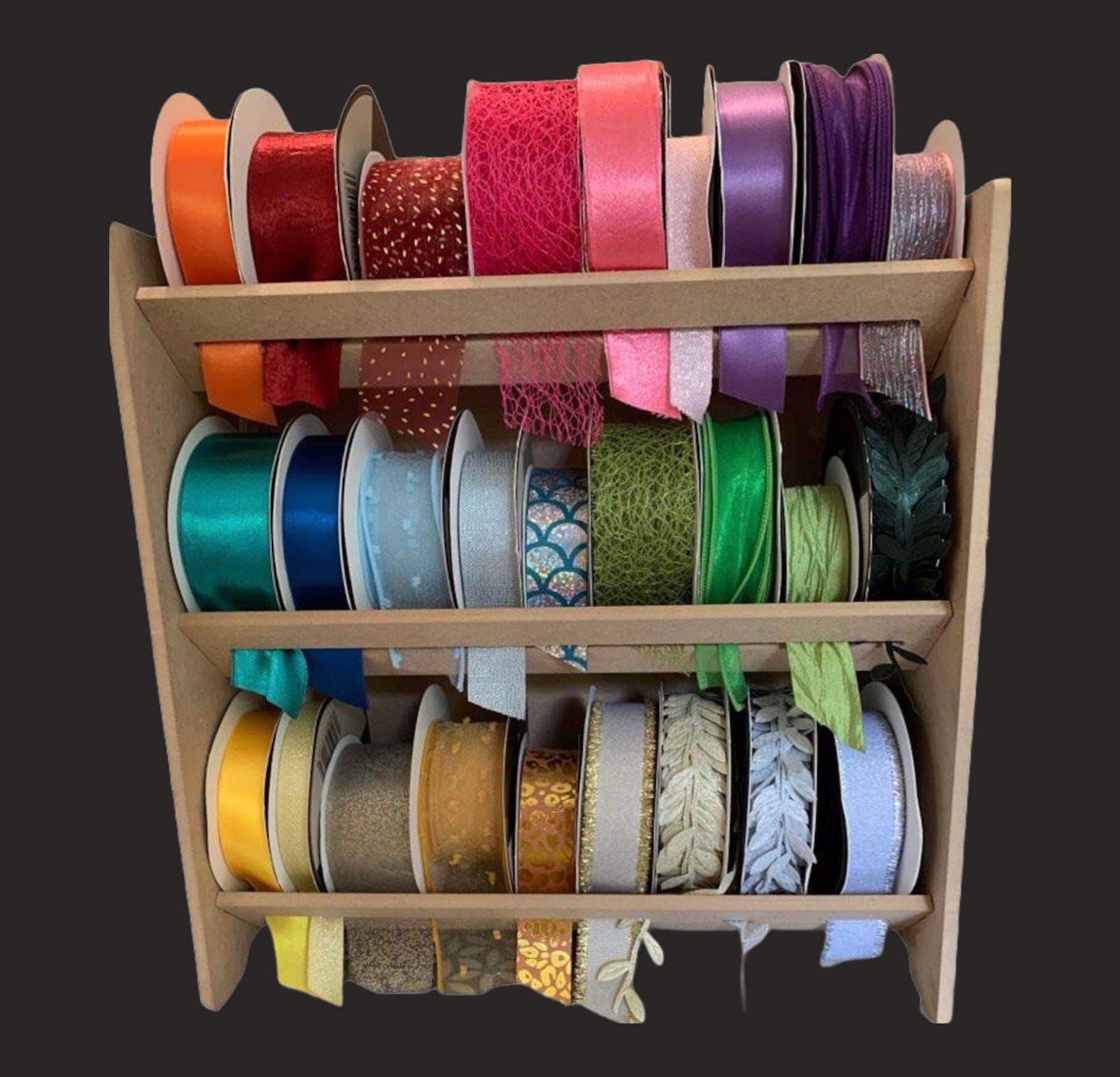 Stackable Ribbon Storage Trays Deflecto® Stackable Cube Organizer, 4