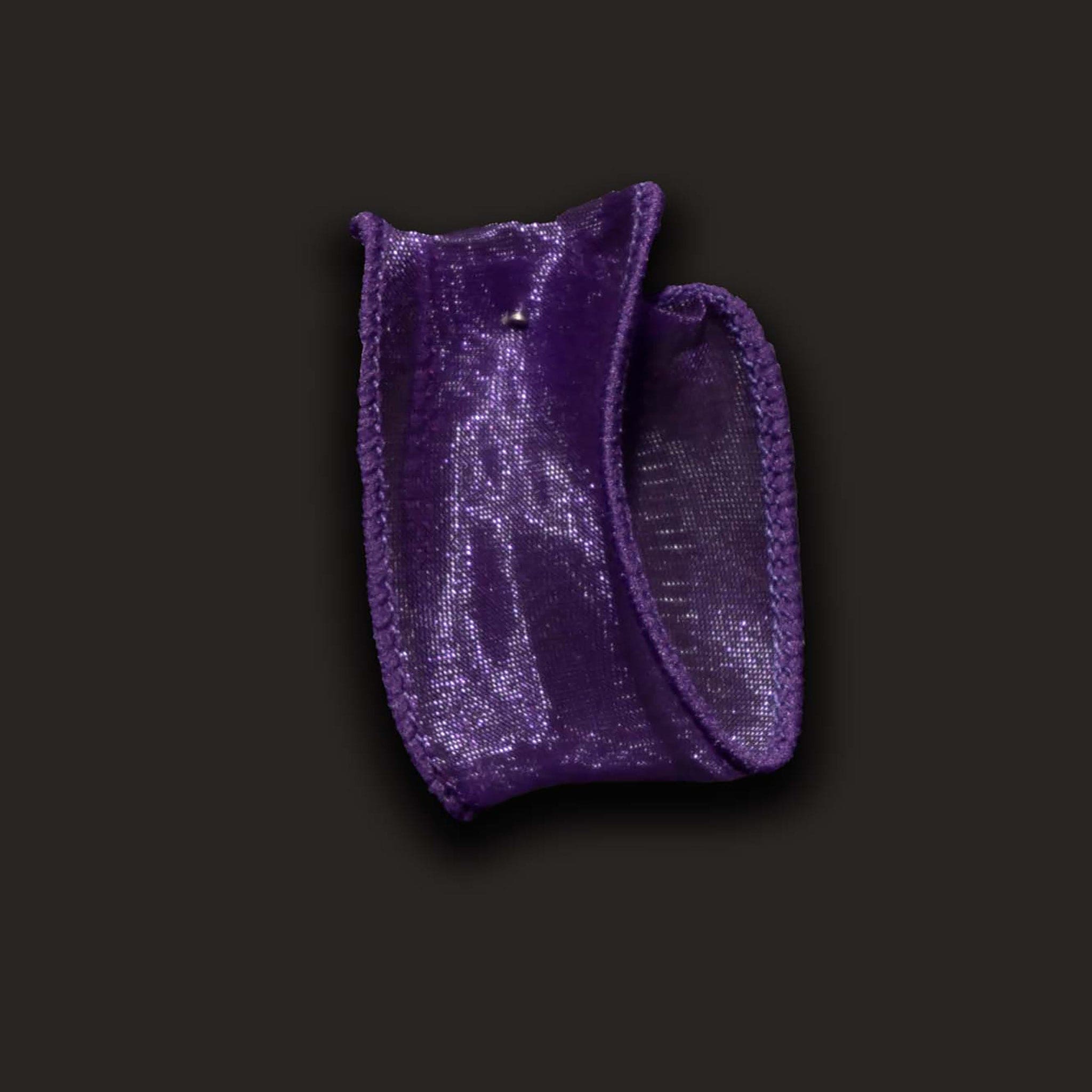 Ribbonly Organza Purple / 10m / 25mm Luxury Organza Ribbon Amethyst